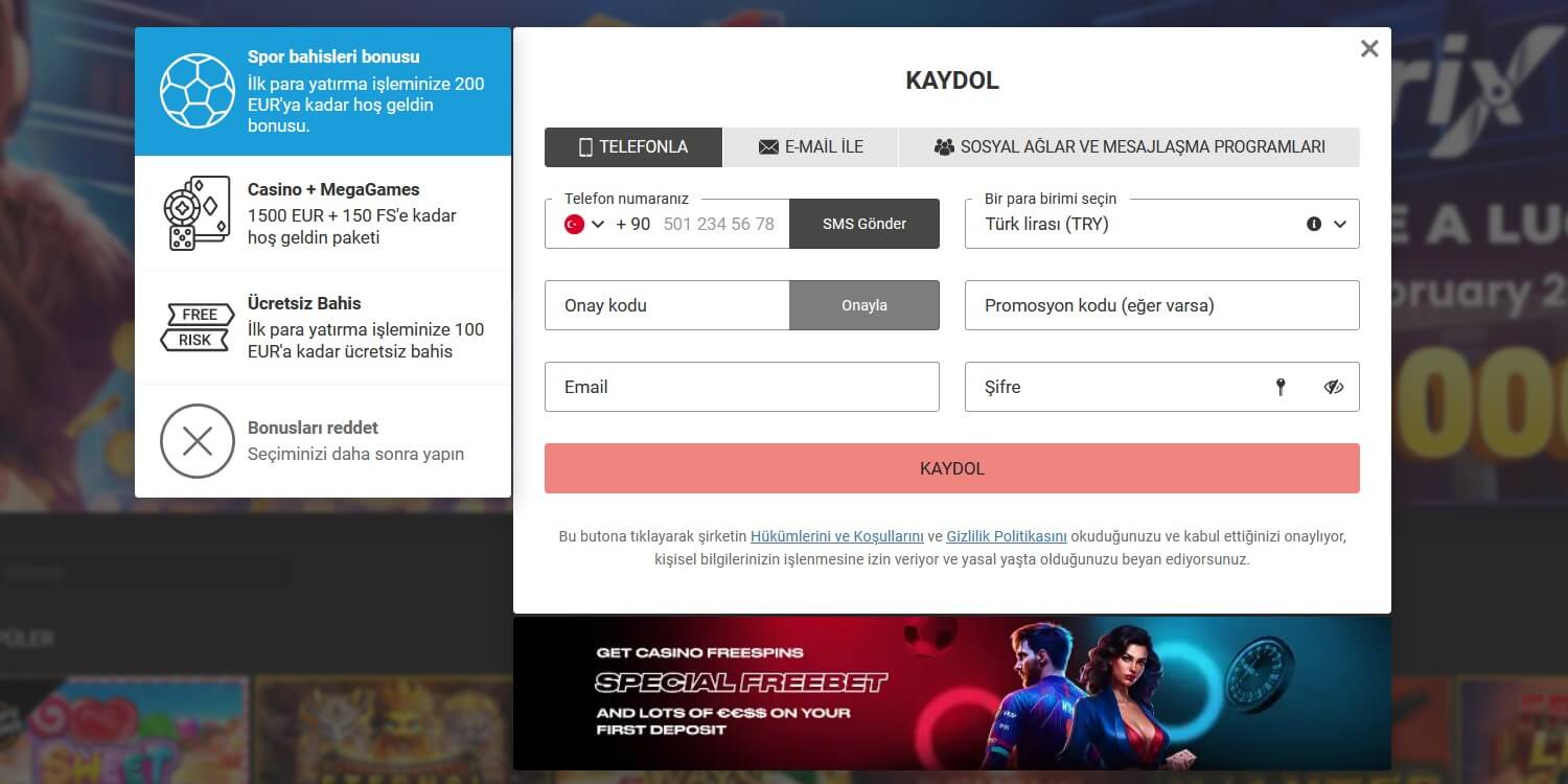 Megapari Üye Ol